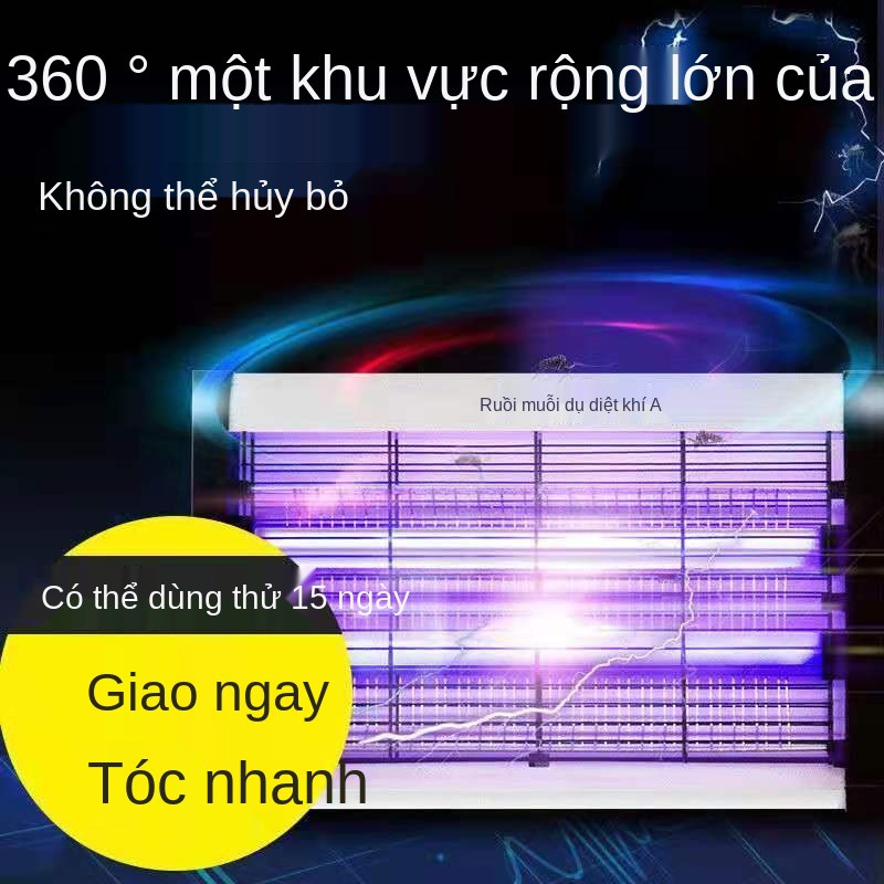 đèn diệt muỗi ruồi nhà hàng quán ăn cửa đồ chống hiện vật bẫy treo tường