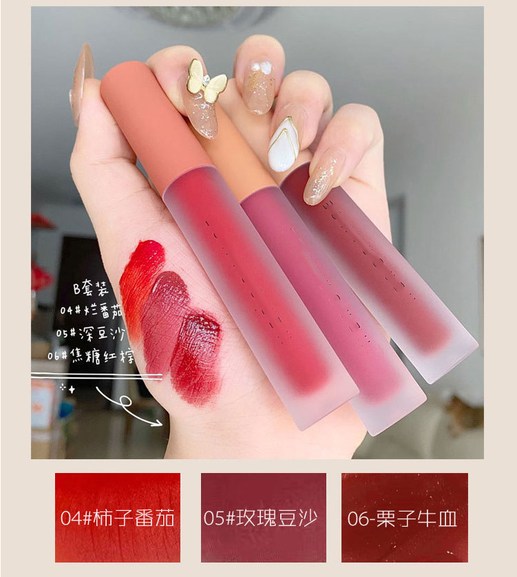 Set 3 Cây Son Kem Lì Herorange Fluffy Lip Glaze Chất Son Siêu Mịn | BigBuy360 - bigbuy360.vn
