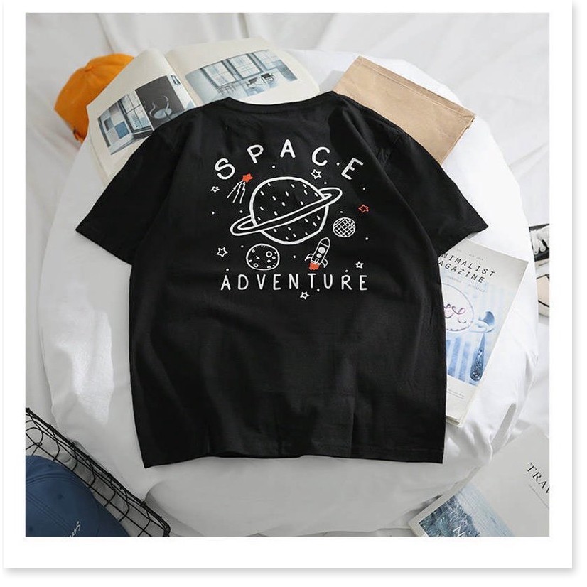 Áo thun tay lỡ SPACE AVENTURE Unisex THỜI TRANG CÓ SIZE TRẺ EM vuhuyenstore SKU 003