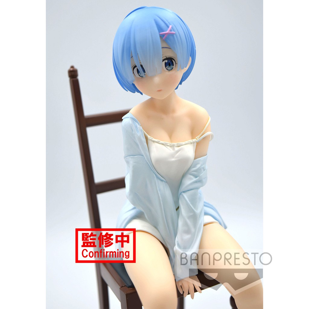 Mô Hình Figure Chính Hãng Anime Re:Zero, REM - Relax ver, Bandai Spirits chính hãng Nhật Bản