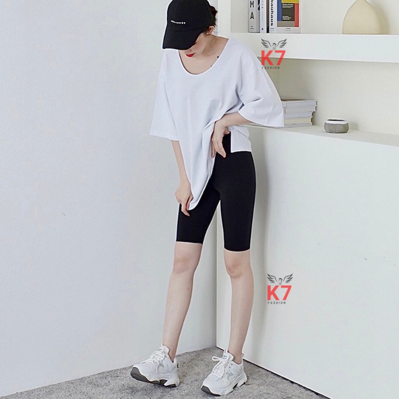 XẢ KHO LẺ SIZE Quần legging nữ dài lửng đùi K7 FASHION co giãn 4 chiều thoải mái, chất cotton Loại 1
