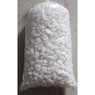 Sỏi trắng trang trí chậu cây cảnh , bể cá