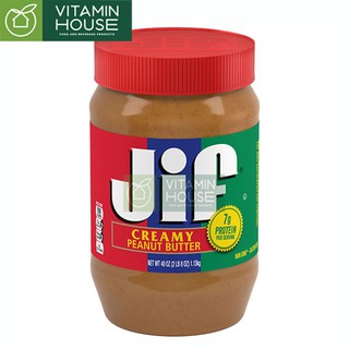 Bơ Đậu Phộng Nhuyễn Jif Creamy 1.36kg -VITAMIN HOUSE