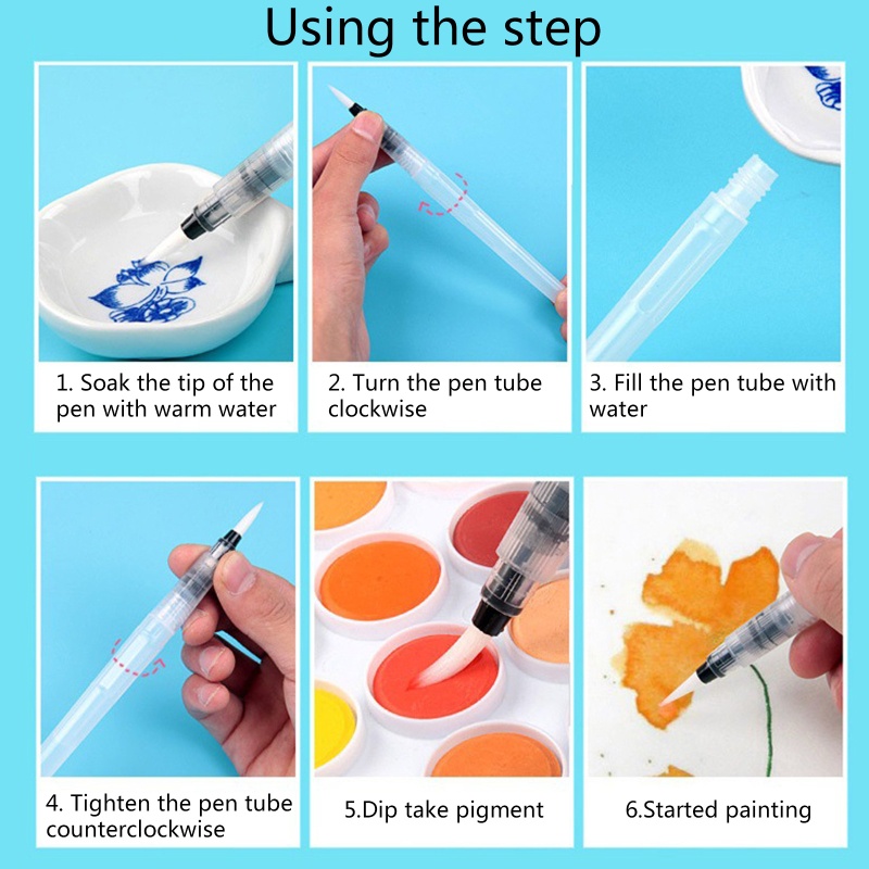 Set 12 Bút Màu Nước Ánh Kim Chuyên Nghiệp Cho Họa Sĩ Vẽ Trên Tường / Gỗ