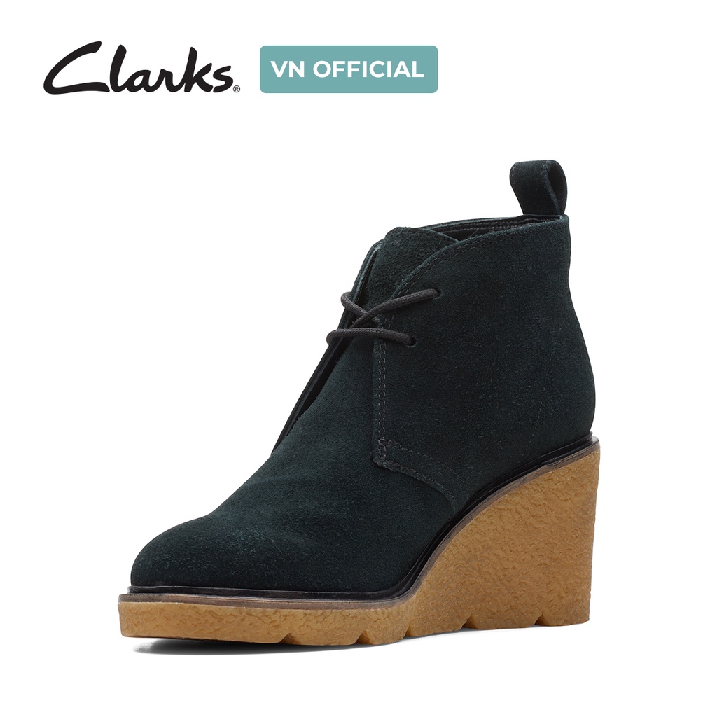 Giày Ankle Boot Nữ CLARKS Clarkford DBT Màu Đen