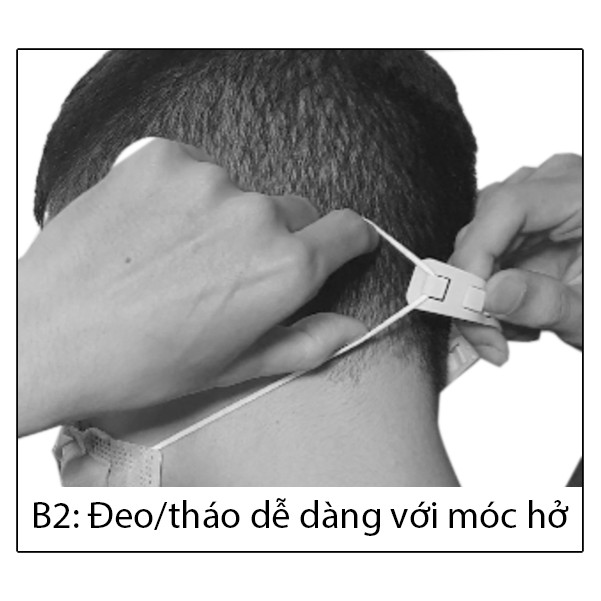 COMBOx5 - Đai đeo khẩu trang CHỐNG ĐAU TAI RẺ VÔ ĐỊCH - BEN STRAP | WebRaoVat - webraovat.net.vn