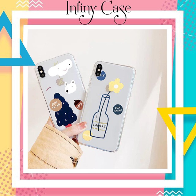 Ốp lưng iphone in hình cây và lọ hoa 6 6S 6Plus 6S Plus 7 8 7Plus 8Plus X XSMax 11 11 Pro 11 ProMax - Infinity Case M500