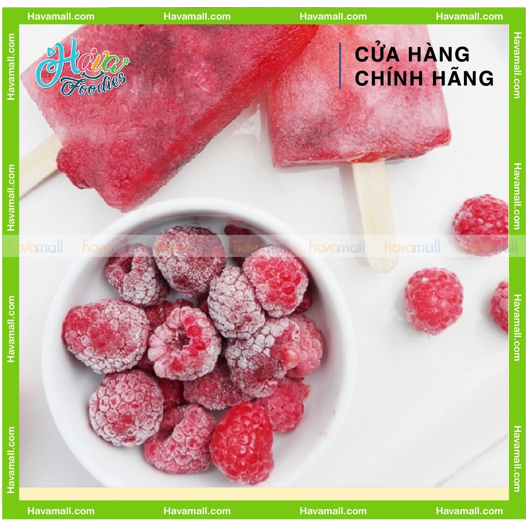 Trái Phúc Bồn Tử Đỏ Đông Lạnh V-Safefood – Frozen Raspberries