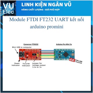 Mạch Chuyển USB UART TTL FT232 - IC FT232RL SSOP28
