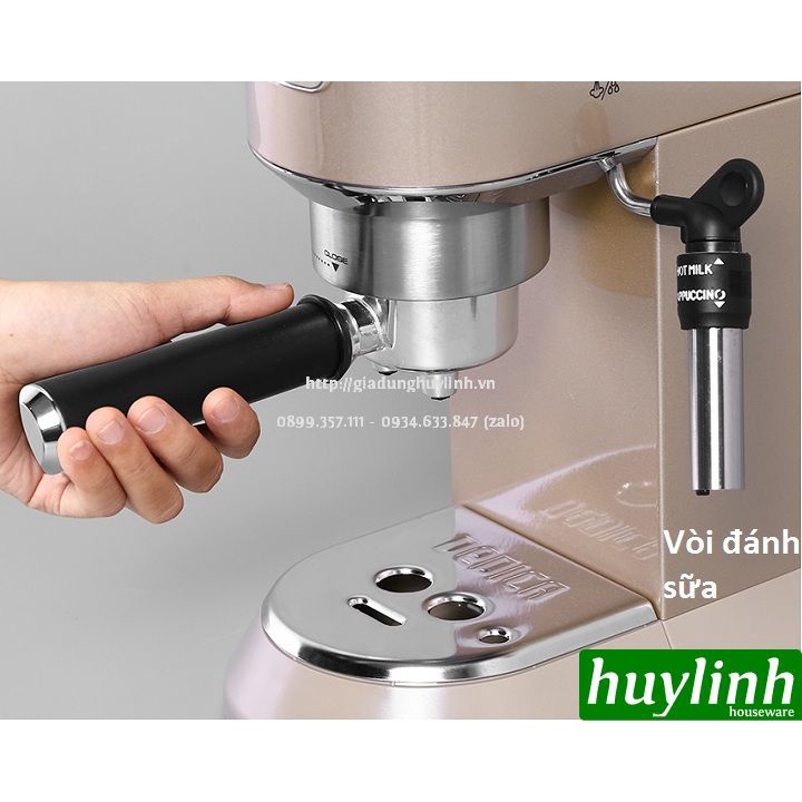 [Mã ELHAMS5 giảm 6% đơn 300K] Máy pha cà phê Espresso Delonghi EC785 (GY - BG - AZ)