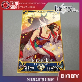 Thẻ bài custom card bánh xốp anime Fate/Grand Order FGO để sưu tầm tự chọn Kijyo Koyo