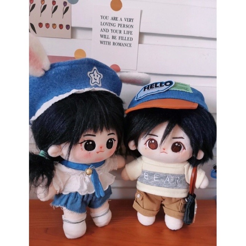 Set Báo chí gấu và Tạp chí mèo cho doll 20cm