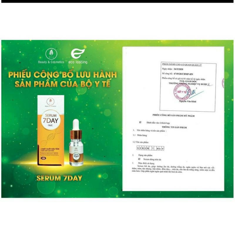 Huyết thanh truyền trắng Olic 7day