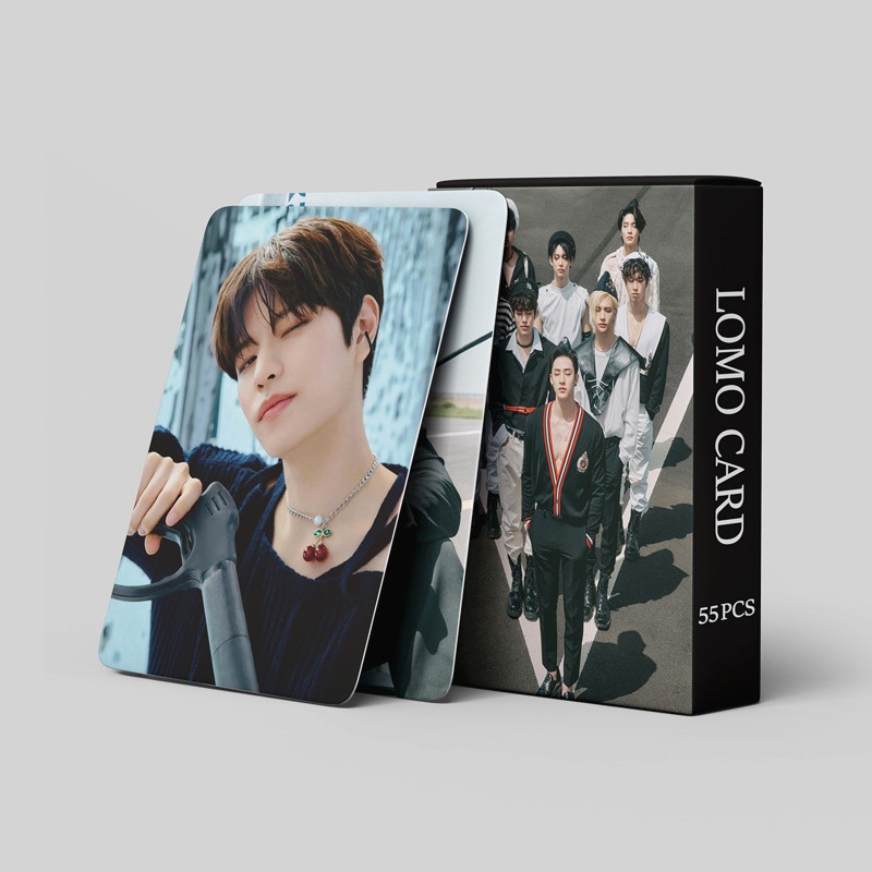 55pcs/box Stray Kids Photocard MAXIDENT LOMO Card Postcard Collection Card