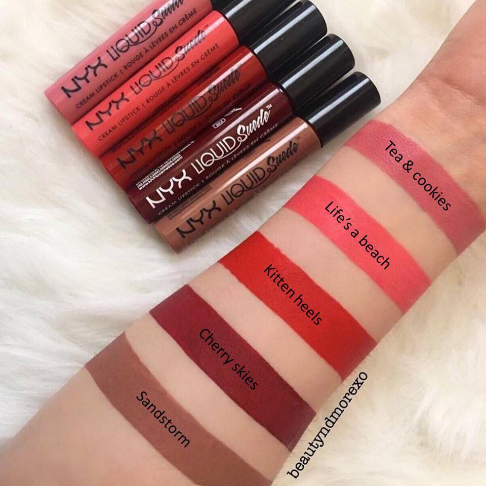 Son kem lì chính hãng NYX Liquid suede cream lipstick LSCL