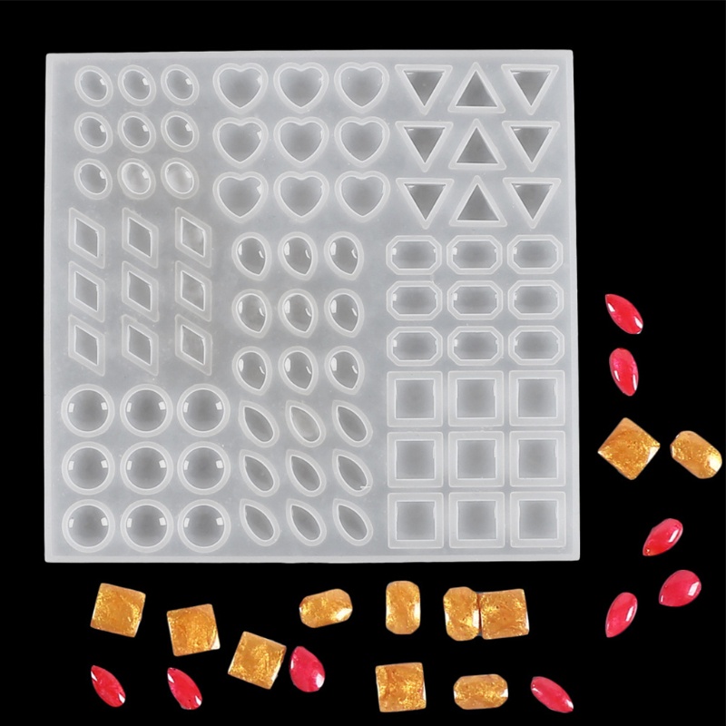 Khuôn Silicone Làm Trang Sức Nhựa Epoxy Siêu Bền Tiện Dụng