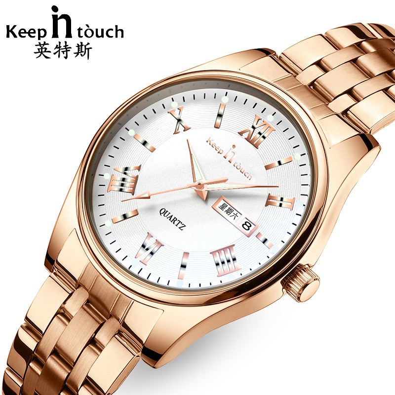 ĐỒNG HỒ NAM KEEP IN TOUCH 8196 DÂY THÉP HÀNG CHÍNH HÃNG Bán lẻ giá sỉ