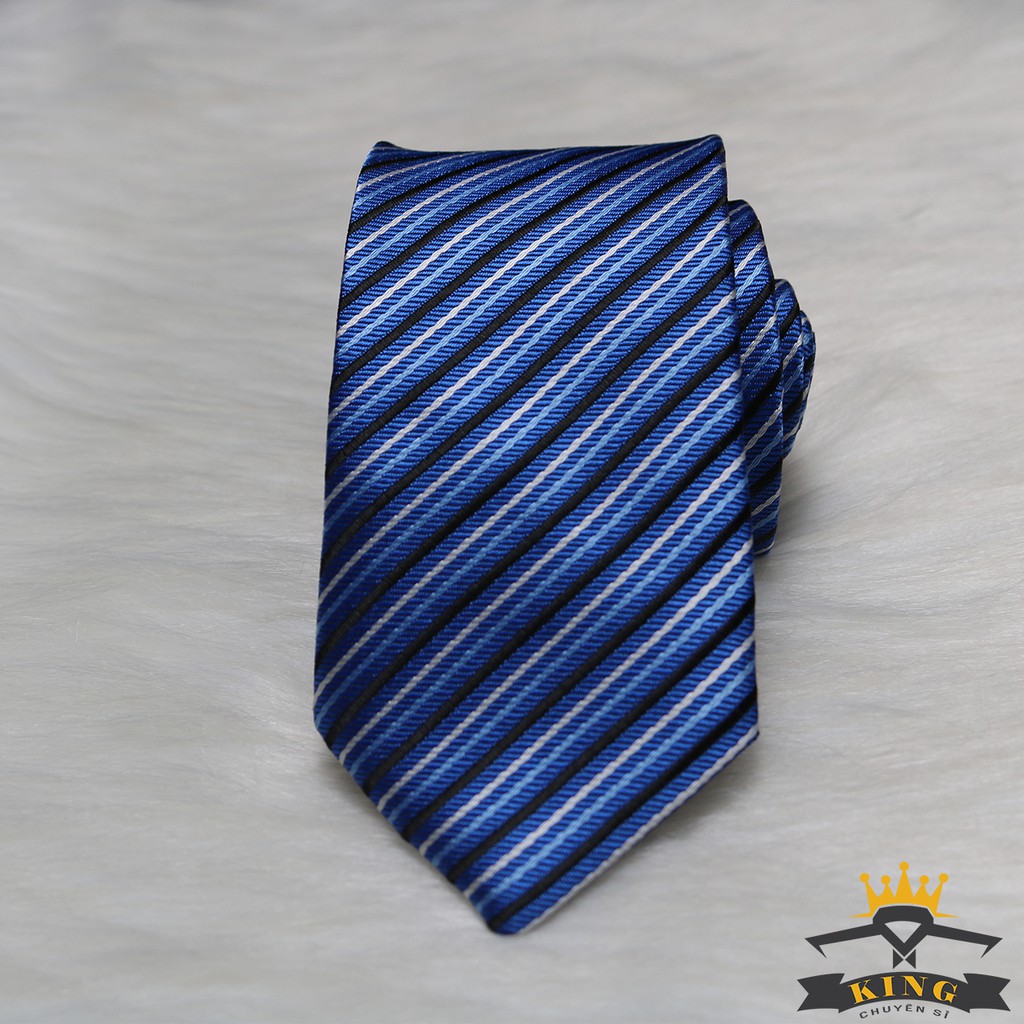 Cà vạt nam KING caravat cho công sở và chú rể bản nhỏ 6cm style hàn quốc C54
