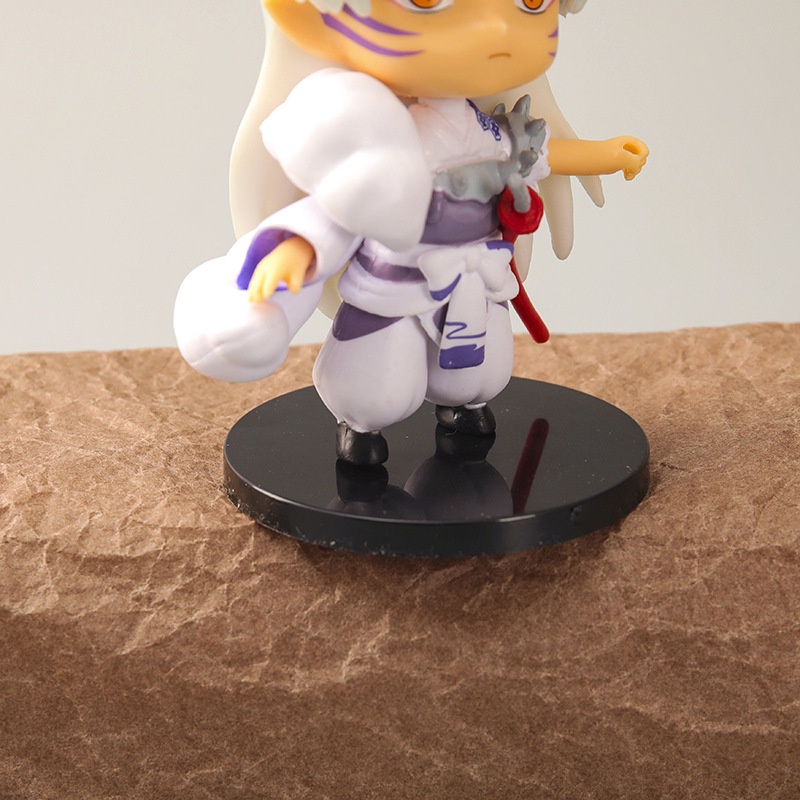 Set 6 Đồ trang trí Mô Phỏng Nhân Vật Phim Hoạt Hình Inuyasha