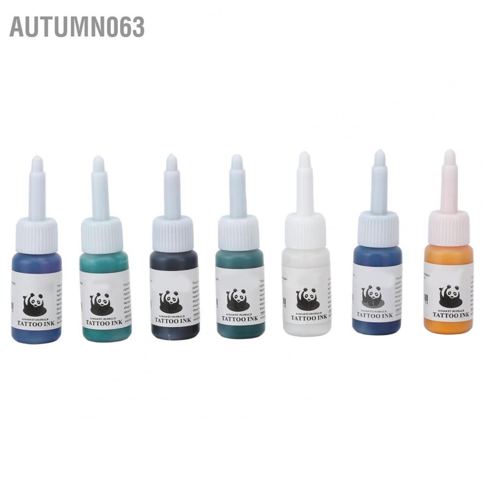 Mực Xăm Hình Đẹp 100ml Bộ mực xăm chuyên nghiệp 20 màu Thành phần an toàn có tuổi thọ lâu dài sắc tố hình đích thực Autumn063