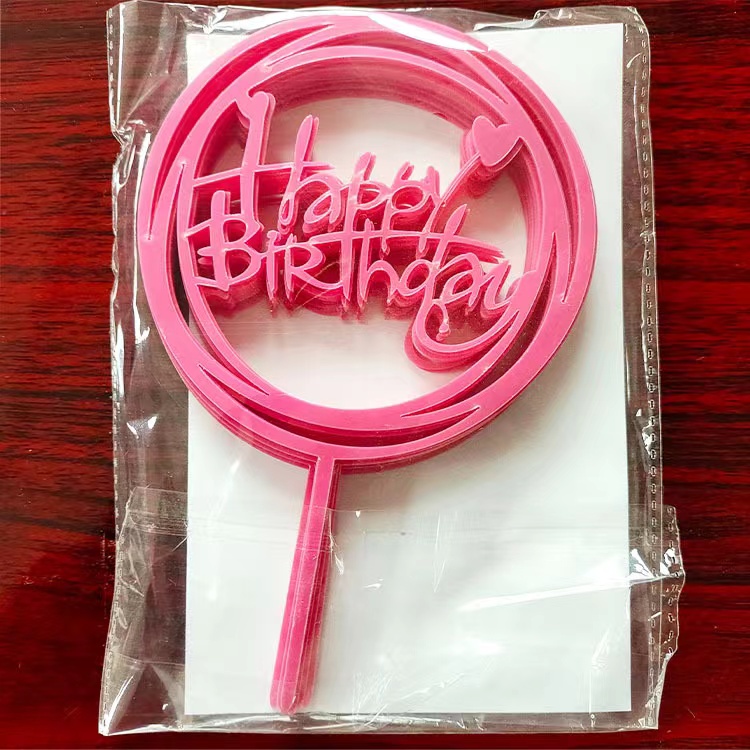 Set 10 Dụng Cụ Trang Trí Bánh Kem Bằng acrylic Chất Lượng Cao