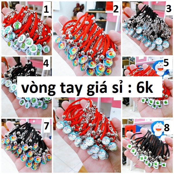 Vòng tay đỏ / đen giá sỉ : 6k / cái [ cung cấp sỉ vòng tay Homi Handmade ]