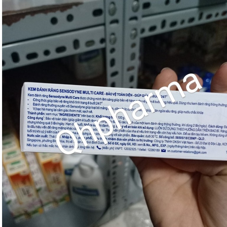 SENSODYNE Multi Care 100g giúp răng chắc khỏe