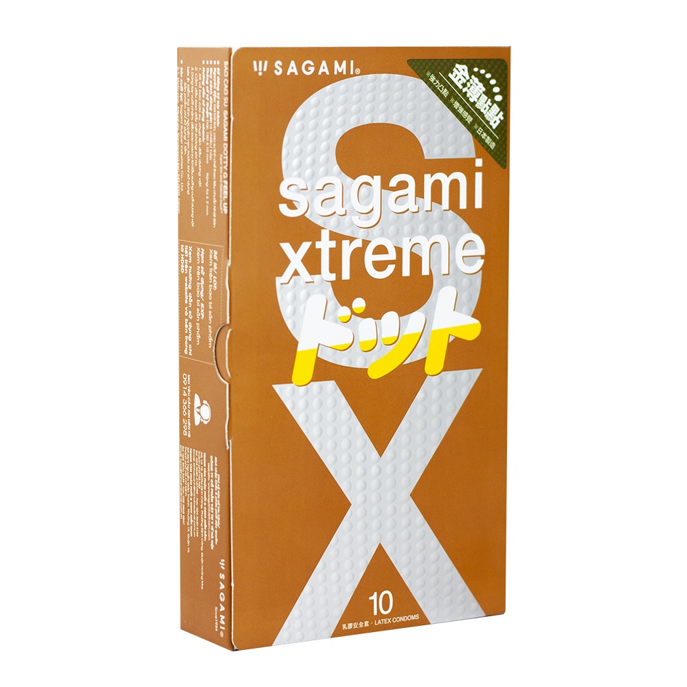 Bao cao su Sagami Feel Up bcs gai nhỏ hộp 10 chiếc-NinaGen