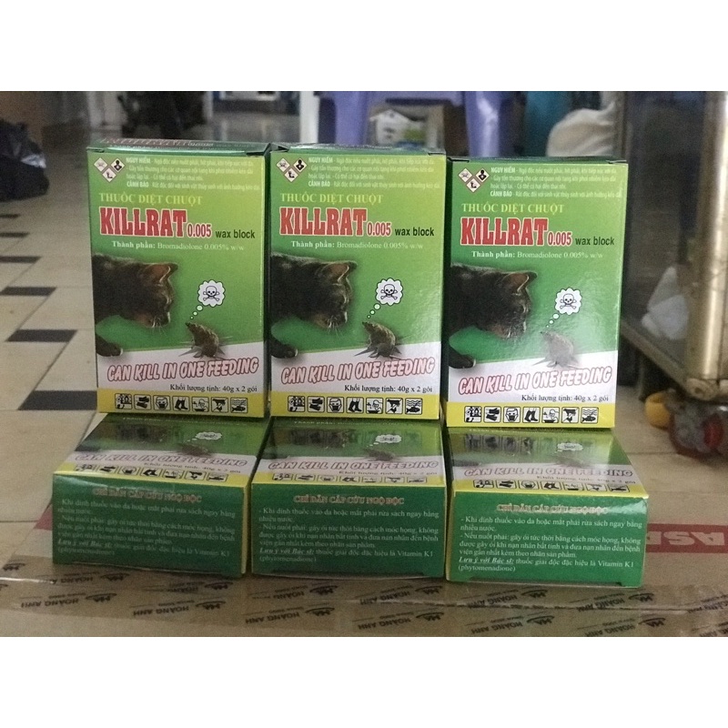 1 Hộp  cốm diệt chuột sinh học - KILRAT