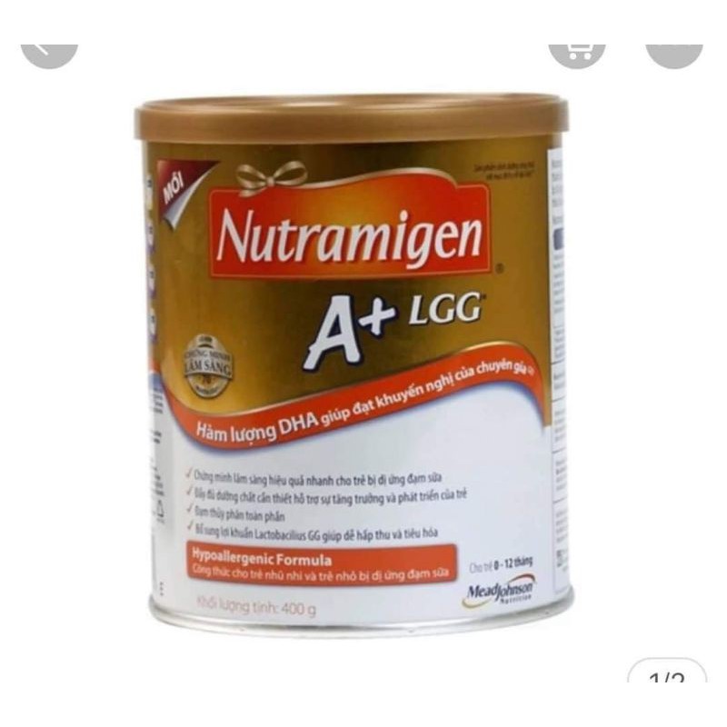 (12lon) Sữa Nutramigen A++LGG 400g date. 11.2023