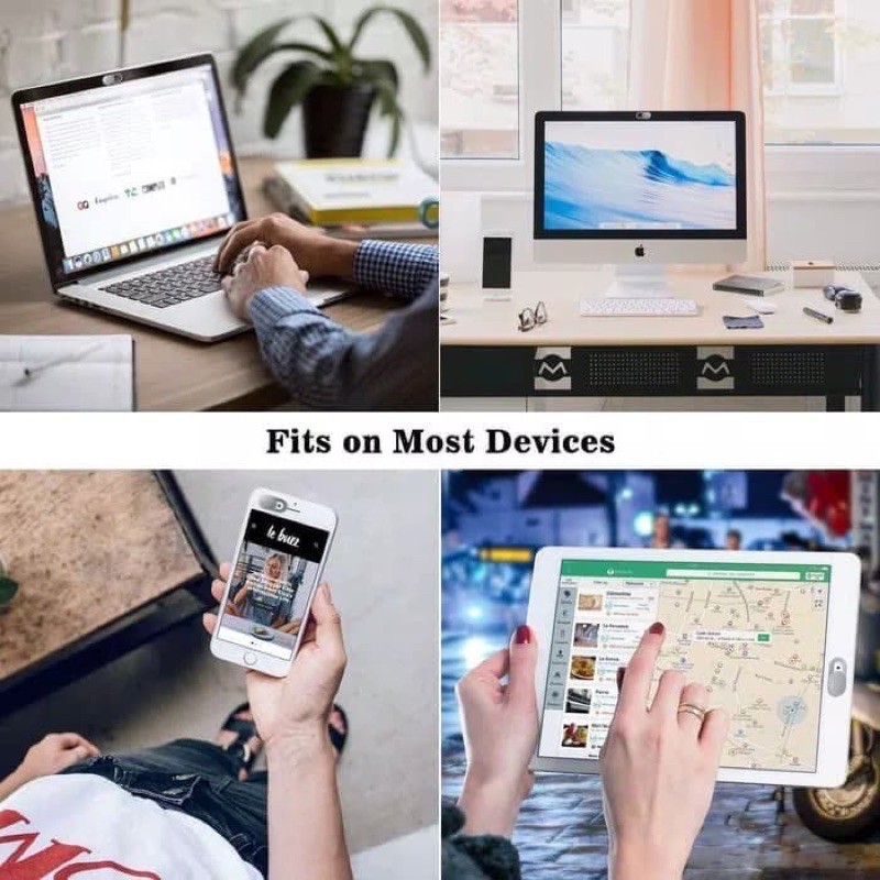 Set 2 Vỏ Bọc Webcam Bảo Vệ Riêng Tư Bằng Abs Siêu Mỏng Sự Bảo Vệ | BigBuy360 - bigbuy360.vn