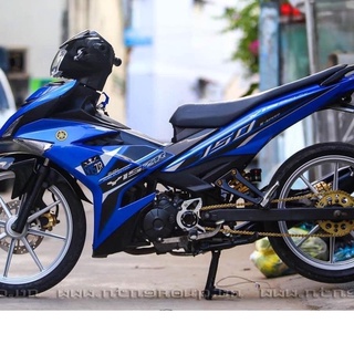 Tem Rời Ex 150 Y15zr Xe Xanh GP - Tem 3 Lớp - Tặng Logo - New V30