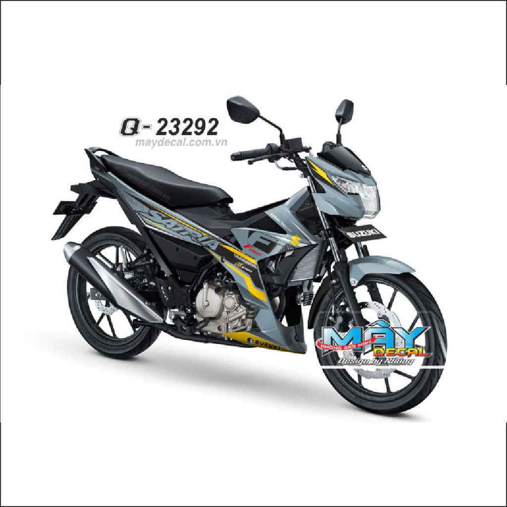Tem Rời Satria Fi xám đen (J)