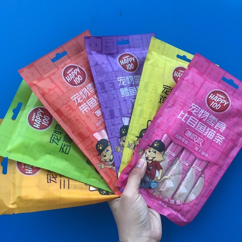 Súp thưởng cho mèo túi 5 ống  đủ vị