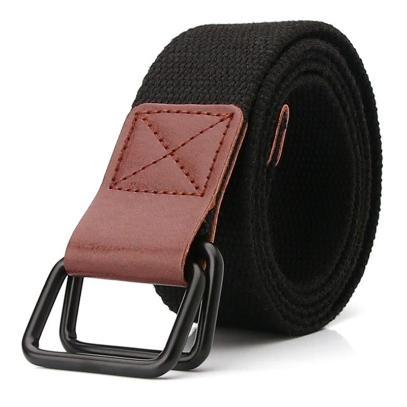 Thắt Lưng Vải Canvas Bản Rộng Màu Trơn Điều Chỉnh Được Phong Cách Vintage Cho Nữ