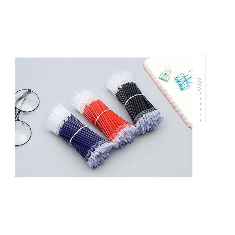 Set 50 Ruột Bút Bi Mực Gel Nhanh Khô 0.5mm