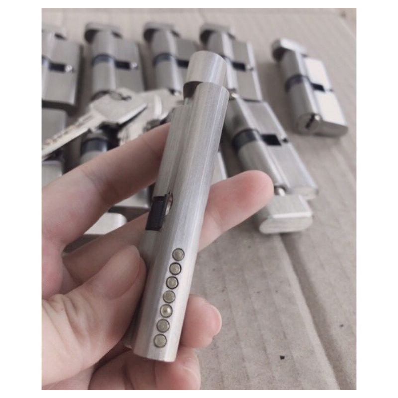 Ruột khoá cửa tay gạt Thông phòng KSAITE CAO CẤP ( 1 đầu chìa , 32mmX70mm )