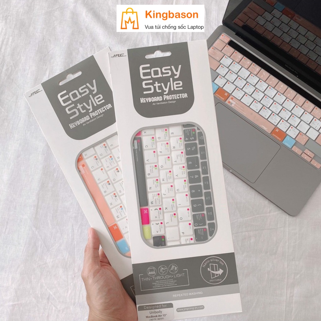 Miếng Lót Phủ Bàn Phím Mácbook Air, Mácbook Pro SMTech JRC Shortcut Chất liệu TPU Chống Nước, Bụi Bẩn