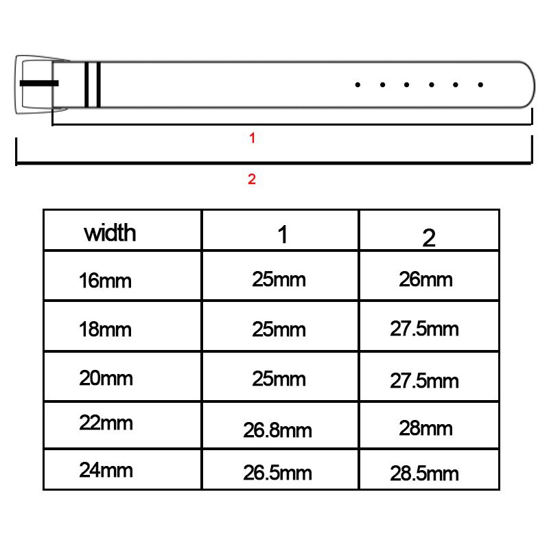 Dây đồng hồ vải NATO thời trang rộng dây 18cm và 20cm (nhiều màu) Geneva PKHRSTR003