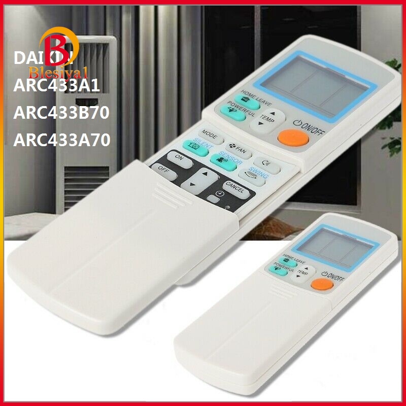 [BLESIYA1] Universal IR Remote Control For   433A75/433A1 Air Conditioner ABS New