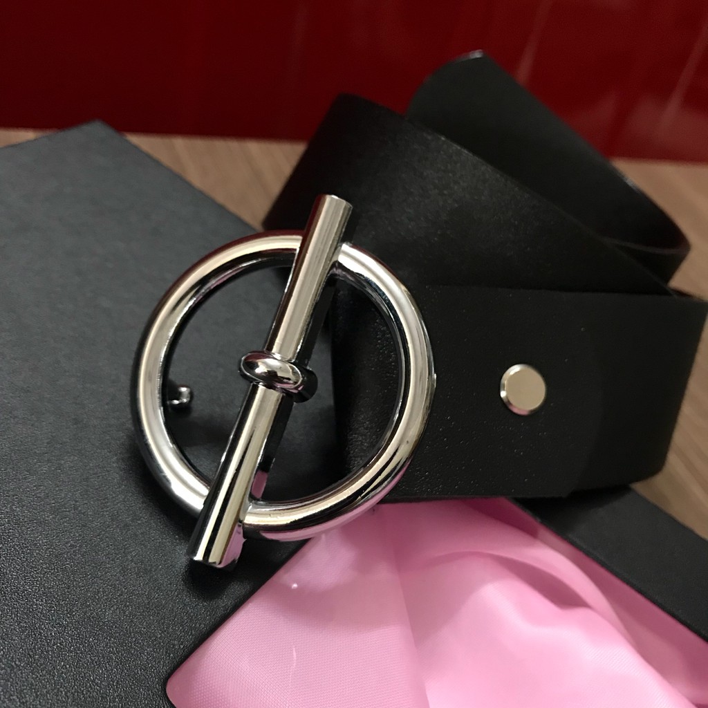 Thắt lưng loại 1 ko tróc- Dây nịt nam da mềm cao cấp mặt Chéo NS-C