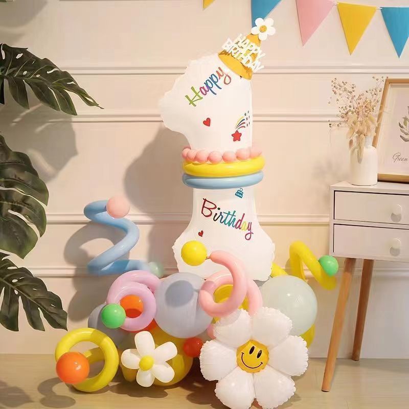Bong Bóng Trang Trí Tiệc Sinh Nhật / Sinh Nhật Dễ Thương Xinh Xắn Dành Cho Bé