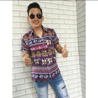 Áo sơ mi thổ cẩm( ma )