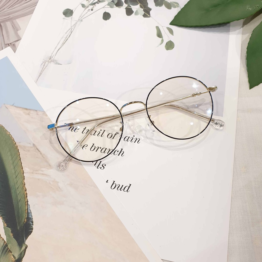 Kính gọng mảnh tròn nam nữ Emilie eyewear chất liệu kim loại phụ kiện thời trang 2626 | BigBuy360 - bigbuy360.vn