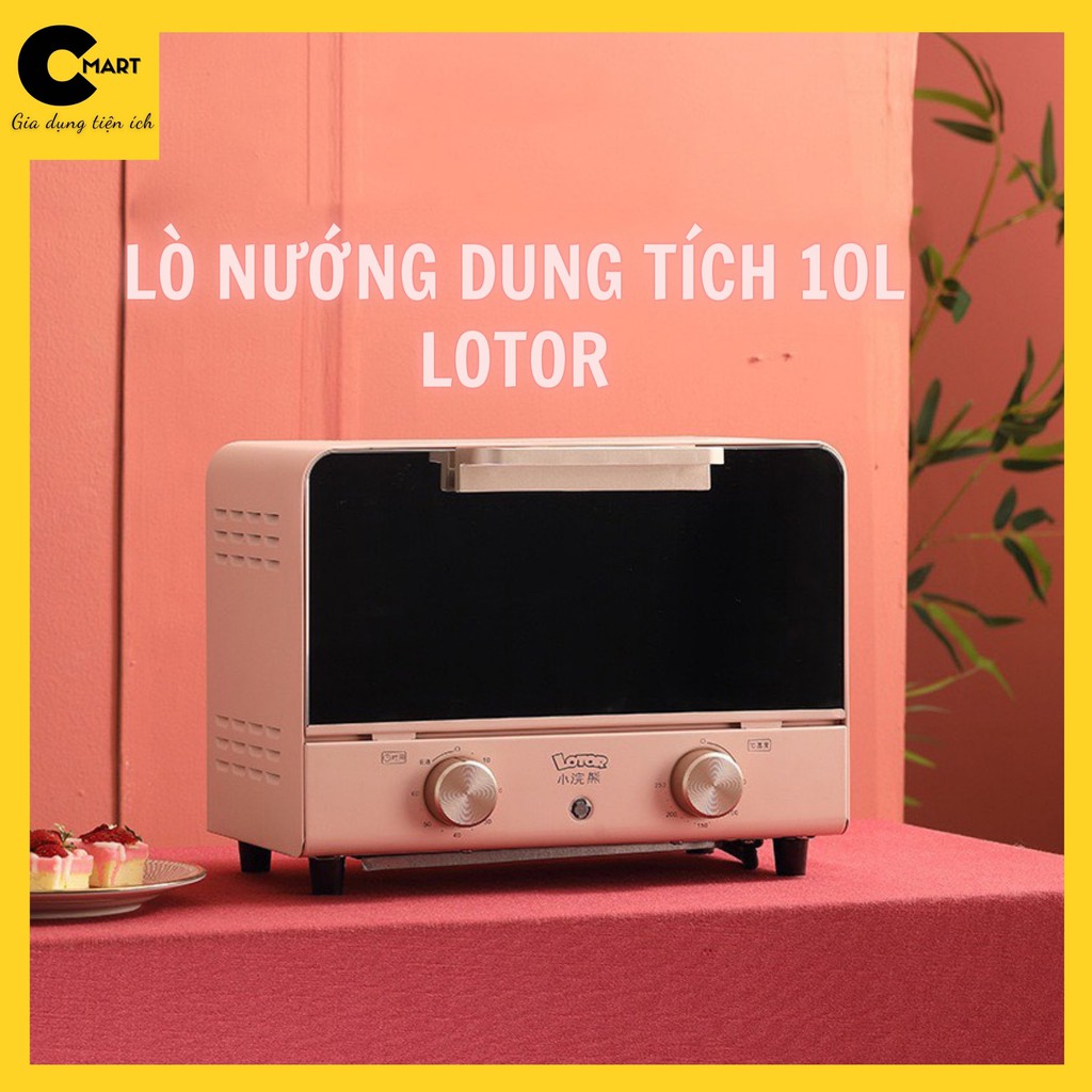 Lò Nướng Dung Tích 10L Lotor KX1061 [CMART GIA DỤNG TIỆN ÍCH]