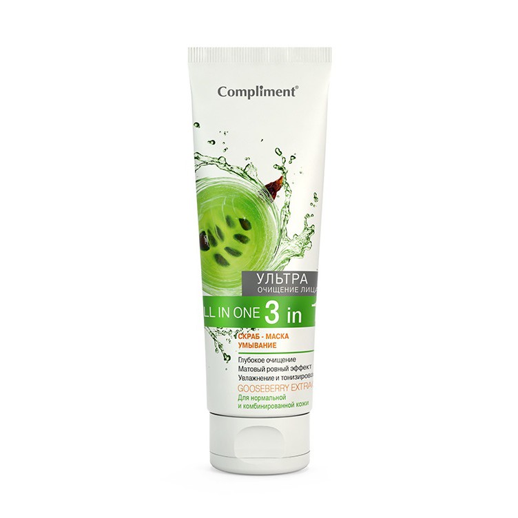 Gel rửa mặt Compliment NO PROBLEM 200ml, Toner compliment làm sạch, ngừa mụn trứng cá và mụn đầu đen.