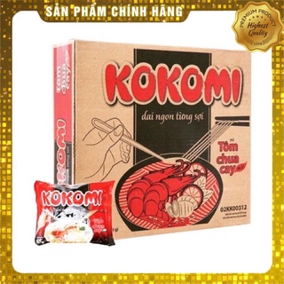 Thùng mì tôm Kokomi 30gói 65g