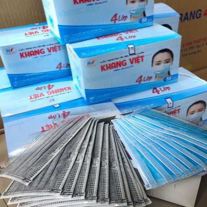 RẺ NHẤT Hộp 50 Khẩu Trang Y Tế Khang Việt KK