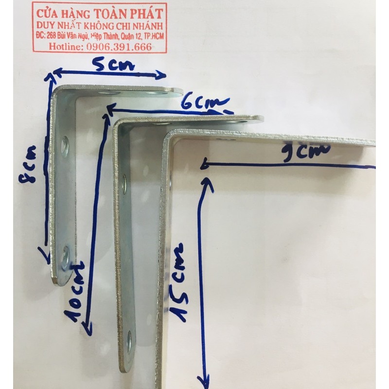 Ke góc vuông sắt, ke vuông lỗ bắt vít