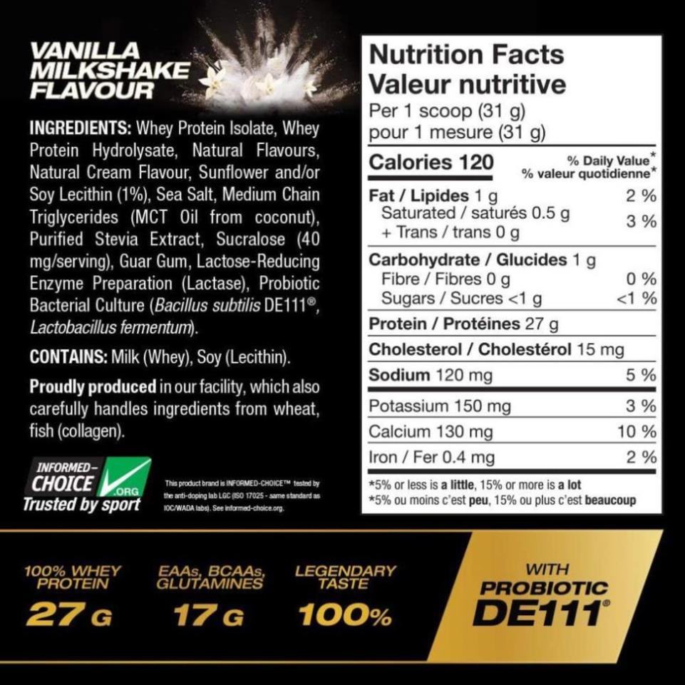 PVL ISO GOLD 5LBS  - PREMIUM ISOLATE 100% WHEY PROTEIN - CAM KẾT CHÍNH HÃNG  | Sữa tăng cơ siêu tinh khiết hấp thụ nhanh